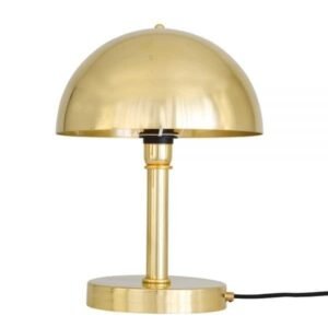 Turku Modern Brass Dome Table Lamp Table Lamps Great Lighting UK Ltd