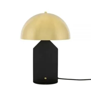 Pencil Brass Dome Table Lamp on Metal Stand Brass Table Lamps Great Lighting UK Ltd