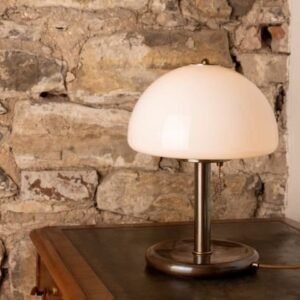 Champignon Mid-Century Mushroom Table Lamp Brass Table Lamps Great Lighting UK Ltd