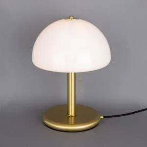 Champignon Mid-Century Mushroom Table Lamp Brass Table Lamps Great Lighting UK Ltd