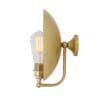 Chulainn Dish Brass Wall Light Antique Brass Wall Lights Great Lighting UK Ltd
