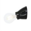 Baltimore Ceramic Flush Wall Light Industrial Wall Lights Great Lighting UK Ltd
