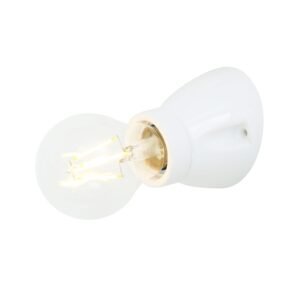 Baltimore Ceramic Flush Wall Light Bedroom Wall Lights Great Lighting UK Ltd