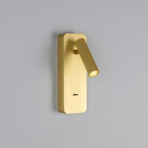 Burnaby LED Wall Adjustable Reading Light with USB-A Port Bedroom Wall Lights Great Lighting UK Ltd