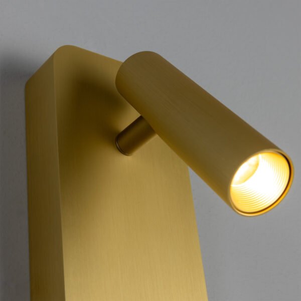 Burnaby LED Wall Adjustable Reading Light with USB-A Port New Arrivals Great Lighting UK Ltd
