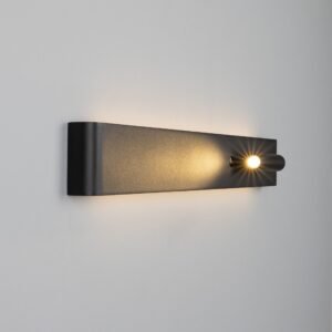 Richmond Backlit Wall Lamp with Adjustable Spot Light Bedroom Wall Lights Great Lighting UK Ltd