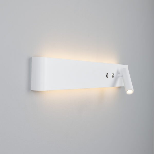 Richmond Backlit Wall Lamp with Adjustable Spot Light Spotlights Great Lighting UK Ltd
