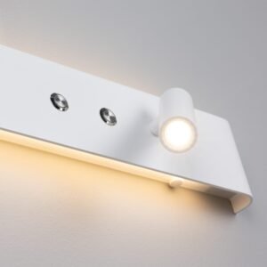 Richmond Backlit Wall Lamp with Adjustable Spot Light Bedroom Wall Lights Great Lighting UK Ltd