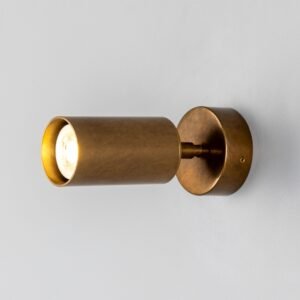 Evanston Directional Brass Wall Spotlight - Choice of Colours Bedroom Wall Lights Great Lighting UK Ltd