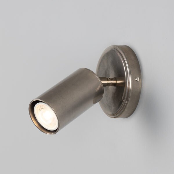 Evanston Directional Brass Wall Spotlight - Choice of Colours Wall & Ceiling Spotlights Great Lighting UK Ltd