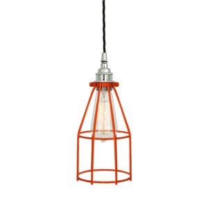 Raze Cage Pendant Light Industrial Caged Pendants Great Lighting UK Ltd