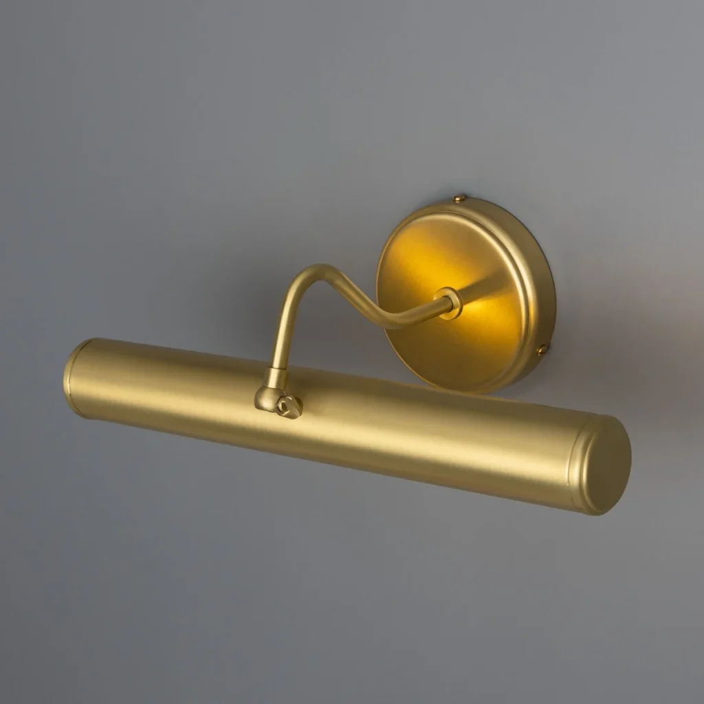 Belfast Adjustable Brass Picture Light | 50 cm | Coloured Finishes Picture & Poster Lights Great Lighting UK Ltd