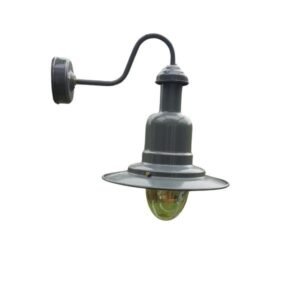 Large Harbour Outdoor Wall Light in Slate Grey rated IP44 Nautical & Fisherman's Wall Lights Great Lighting UK Ltd