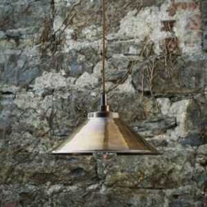 Nerissa IP65 Brass Pendant Light | Outside or Bathrooms Brass Pendants Great Lighting UK Ltd