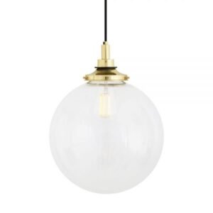 Laguna 30cm IP44 Bathroom Pendant Light Glass Globe IP44 Lights Great Lighting UK Ltd