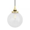 Laguna Bathroom Pendant Light 25cm IP44 Glass Globe IP44 Lights Great Lighting UK Ltd