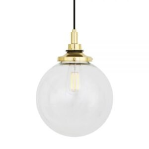 Laguna Bathroom Pendant Light 25cm IP44 Glass Globe IP44 Lights Great Lighting UK Ltd