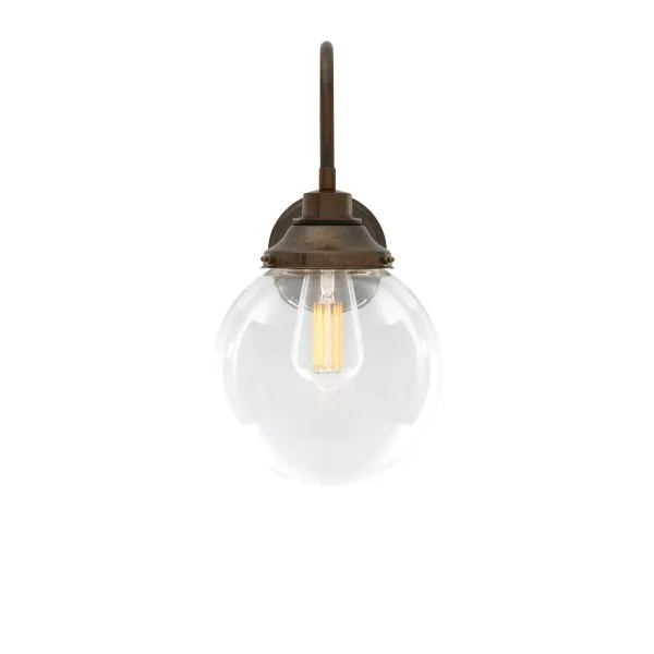 Laguna Swan Neck Bathroom Wall Light 20cm IP44 IP44 Bathroom Lighting Great Lighting UK Ltd