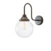 Laguna Swan Neck Bathroom Wall Light 20cm IP44 Goose Neck Bathroom Lights Great Lighting UK Ltd