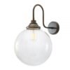 Laguna Swan Neck Bathroom Wall Light 30cm IP44 Goose Neck Bathroom Lights Great Lighting UK Ltd