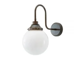 Pelagia Swan Neck Bathroom Wall Light 20cm IP44 Bathroom Wall Lights Great Lighting UK Ltd