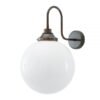 Pelagia Swan Neck Bathroom Wall Light 30cm IP44 Goose Neck Bathroom Lights Great Lighting UK Ltd