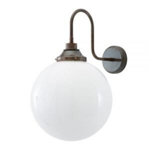 Pelagia Swan Neck Bathroom Wall Light 30cm IP44 Goose Neck Bathroom Lights Great Lighting UK Ltd
