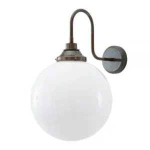 Pelagia Swan Neck Bathroom Wall Light 30cm IP44 Bathroom Wall Lights Great Lighting UK Ltd