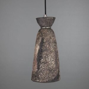Black Clay Parva Ceramic Bathroom Pendant Light 14cm IP44 Bathroom Lighting Great Lighting UK Ltd
