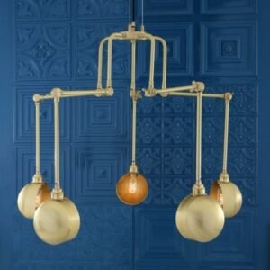 San Jose Five-Arm Chandelier Four to Six Arm Pendants Great Lighting UK Ltd