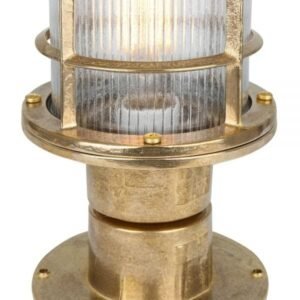 Tulia Brass Outdoor Column Pathway Light IP64 Brass Outdoor Lights Great Lighting UK Ltd