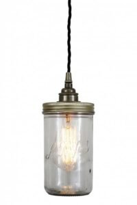 Jam Jar Pendant Light Brass & Moroccan Pendants Great Lighting UK Ltd