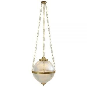 Blaenau Victorian 30cm Holophane Pendant Light Holophane Pendants Great Lighting UK Ltd