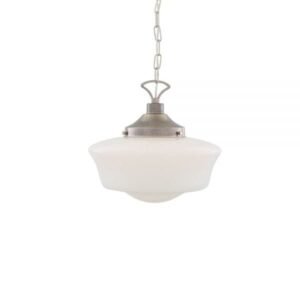 1920's Schoolhouse Pendant Light Glass & Globe Lights Great Lighting UK Ltd