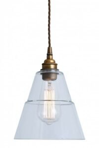 Lyx Clear Glass Pendant Light Glass Jar & Mini Pendants Great Lighting UK Ltd