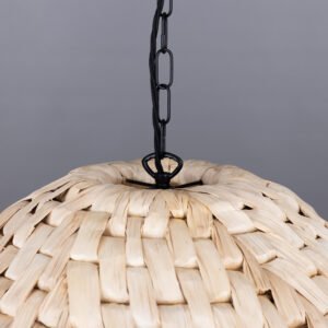 Betty Small Rattan Abaca Pendant Light 58cm Dia Rattan & Rafia Lighting Collection Great Lighting UK Ltd