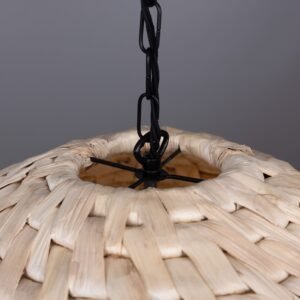 Large Betty Rattan Abaca Pendant Light 67cm Rattan and Rafia Lighting Collection Great Lighting UK Ltd