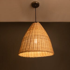 Small Altus Natural Rattan Pendant Light 40cm Choice IP20 / IP65 Rattan & Rafia Lighting Collection Great Lighting UK Ltd