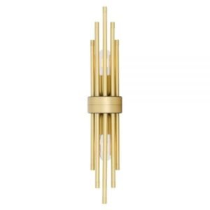 Victoria Mini Tube Wall Light Brass Wall Lights Great Lighting UK Ltd