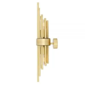Victoria Mini Tube Wall Light Antique Brass Wall Lights Great Lighting UK Ltd