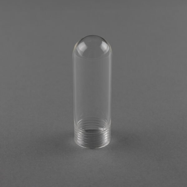 Clear Tube Glass Lamp Shade 7.5cm Glass Shades Great Lighting UK Ltd