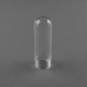 Clear Tube Glass Lamp Shade 7.5cm Glass Shades Great Lighting UK Ltd