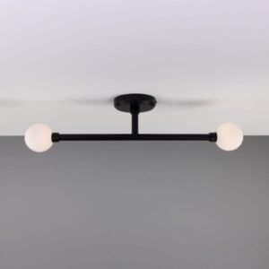 Double Globe Bathroom Ceiling Light | The Monto 61cm IP44 New Arrivals Great Lighting UK Ltd