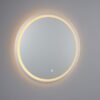 Soajo Circular Inner LED Bathroom Mirror 60cm Vanity Lights & LED Mirrors Great Lighting UK Ltd