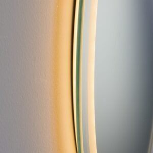 Soajo Circular Inner LED Bathroom Mirror 60cm Vanity Lights & LED Mirrors Great Lighting UK Ltd