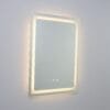 Seia Rectangle LED Bathroom Mirror 70x50cm Vanity Lights & LED Mirrors Great Lighting UK Ltd