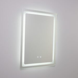 Seia Rectangle LED Bathroom Mirror 70x50cm Vanity Lights & LED Mirrors Great Lighting UK Ltd