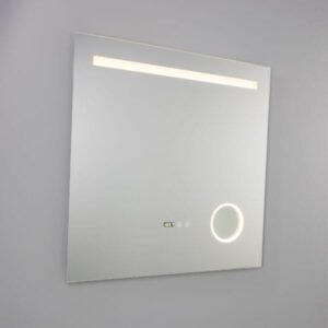 Soito Square LED Bathroom Mirror 80x80cm Vanity Lights & LED Mirrors Great Lighting UK Ltd