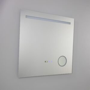 Soito Square LED Bathroom Mirror 80x80cm Vanity Lights & LED Mirrors Great Lighting UK Ltd