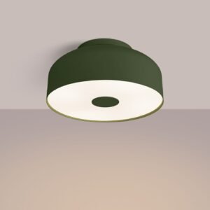 OMIQ Ceiling Light - Olive Green Hallway Ceiling Lights Great Lighting UK Ltd
